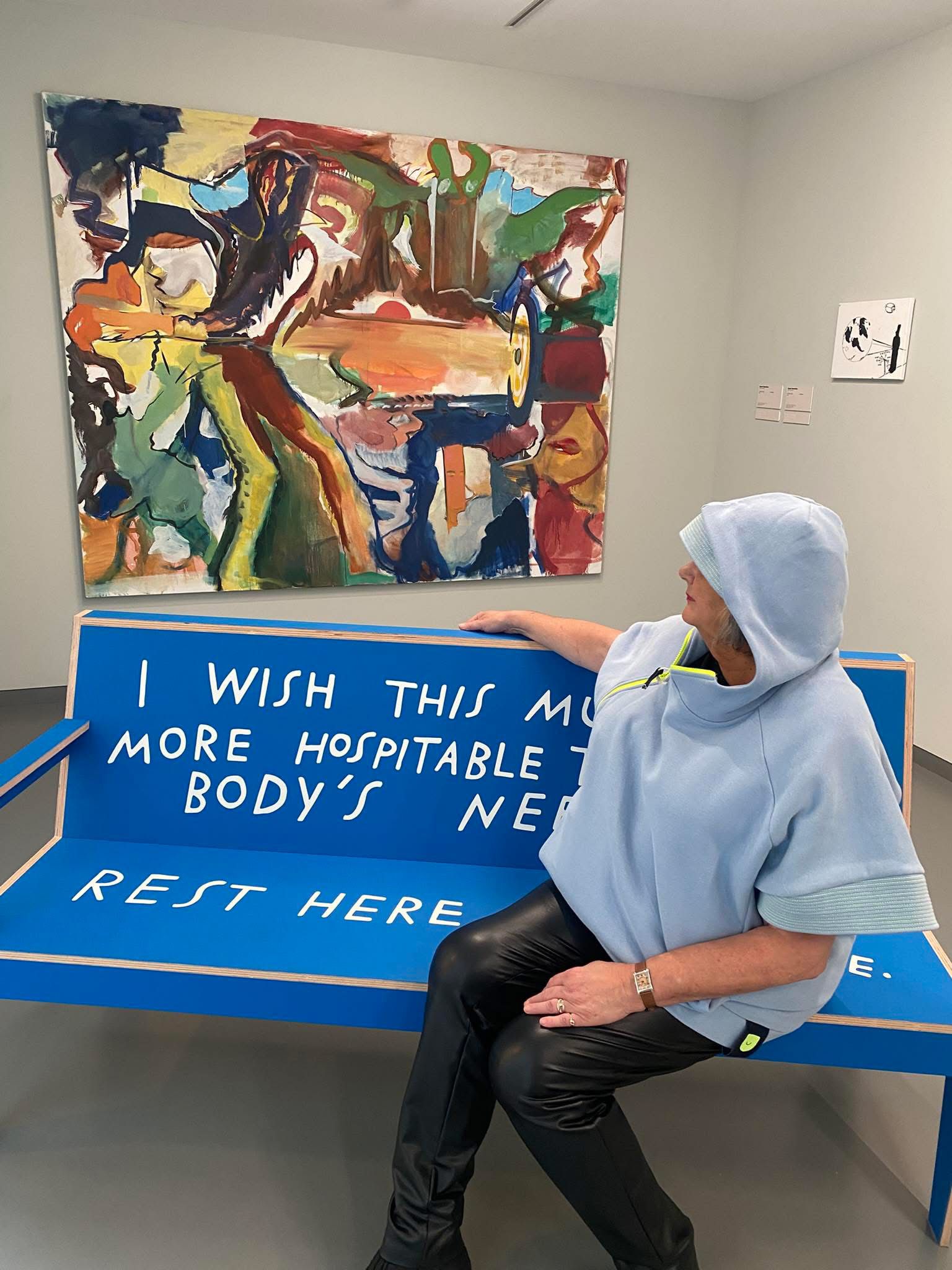 Boodie in het Van Abbe museum Eindhoven